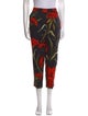 Dolce & Gabbana Floral Print Straight Leg Pants