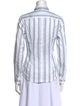 Dolce & Gabbana Striped Long Sleeve Button-Up Top