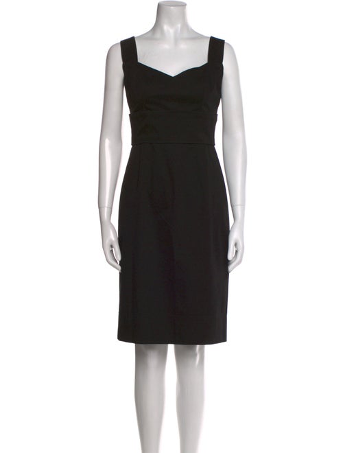 Dolce & Gabbana Square Neckline Knee-Length Dress