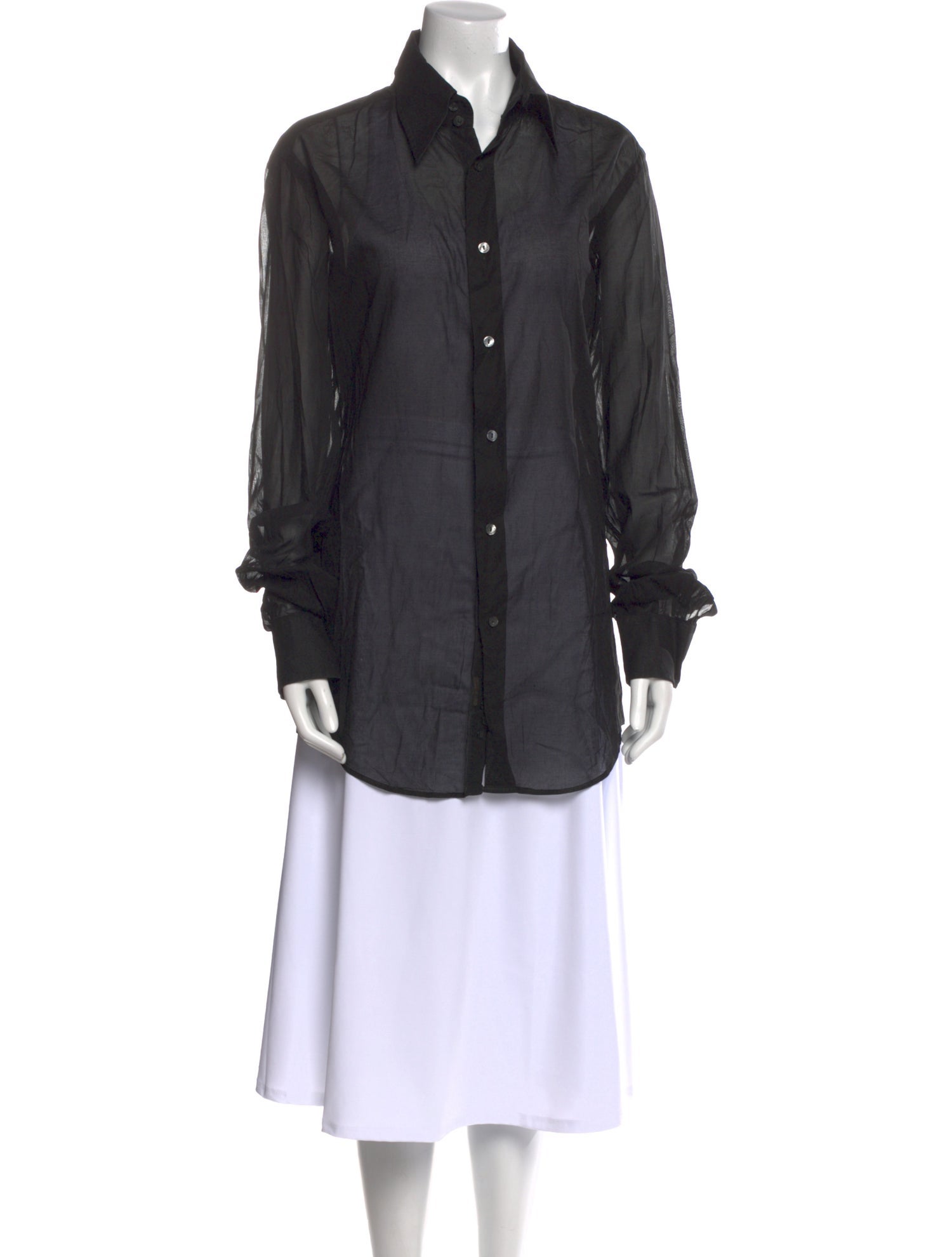 Dolce & Gabbana Vintage Long Sleeve Button-Up Top