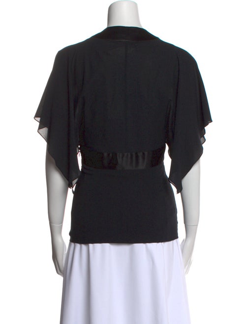 Dolce & Gabbana Silk V-Neck Blouse