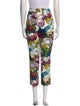 Dolce & Gabbana Floral Print Straight Leg Pants