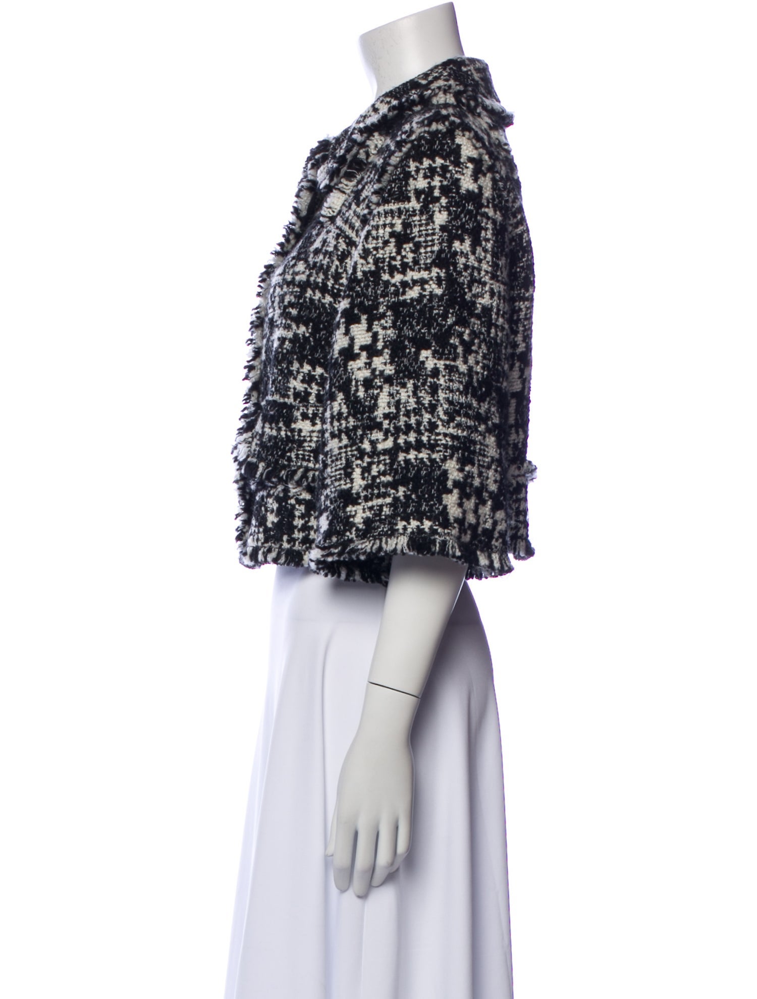 Dolce & Gabbana Tweed Pattern Evening Jacket