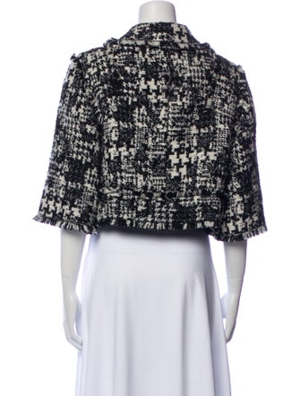Dolce & Gabbana Tweed Pattern Evening Jacket