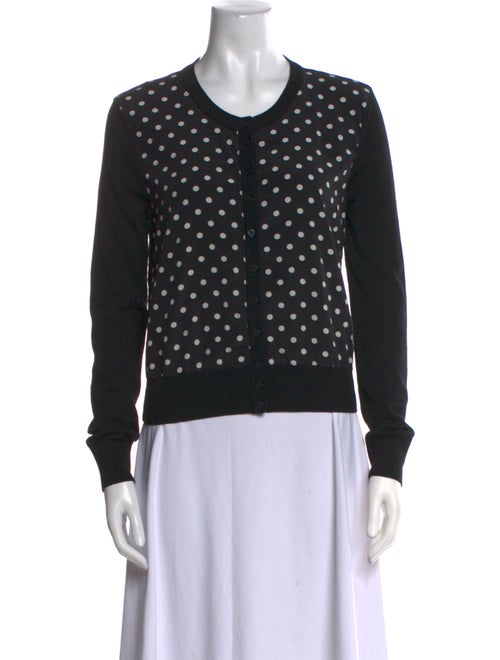 Dolce & Gabbana Virgin Wool Polka Dot Print Sweater