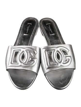Dolce & Gabbana Leather Slides