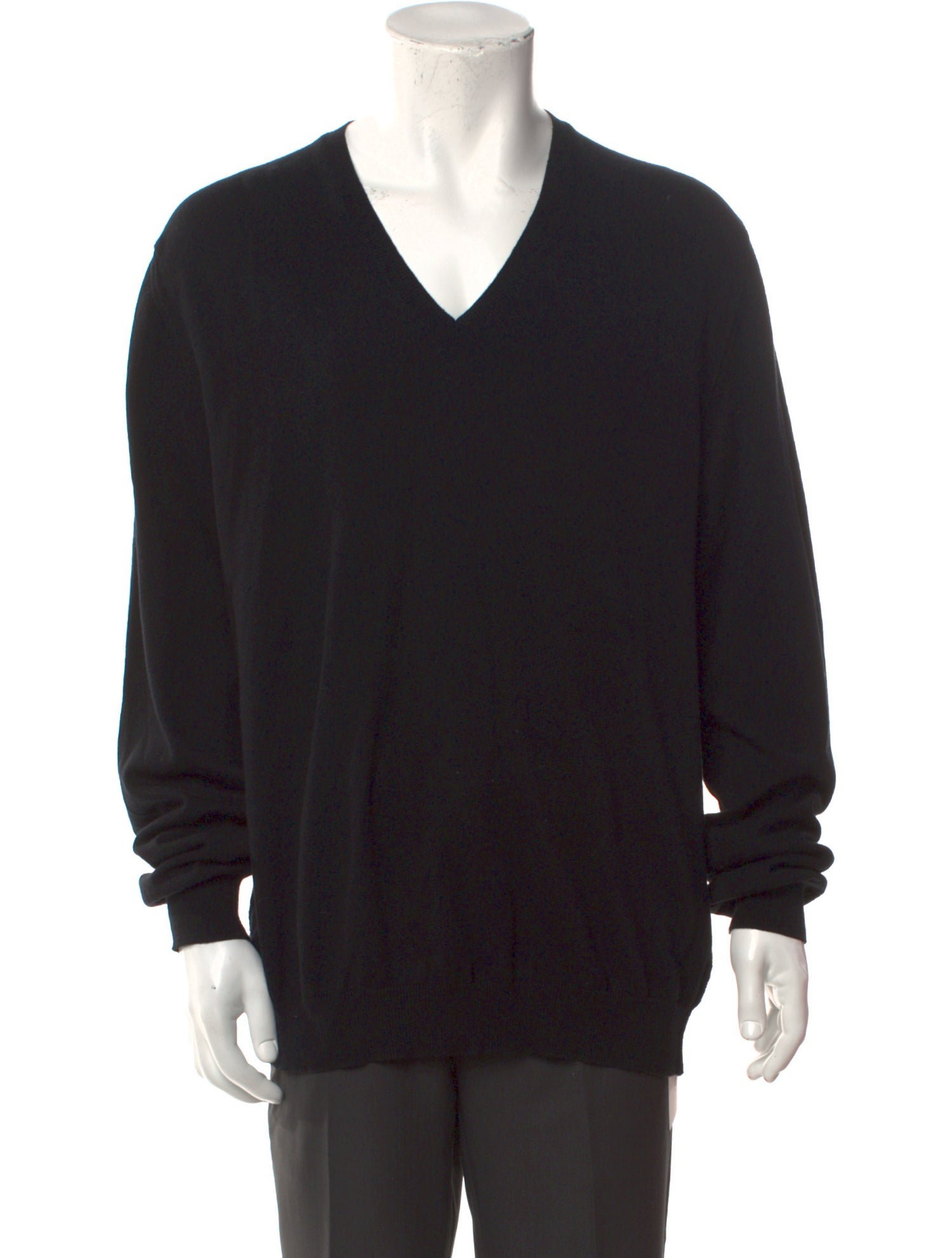 D&G V-Neck Long Sleeve Pullover