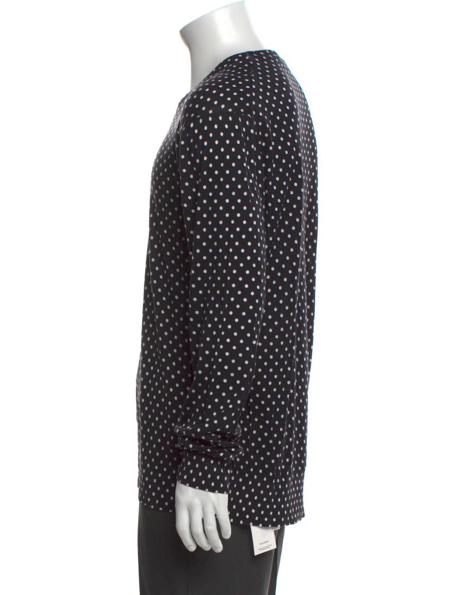 Dolce & Gabbana Silk Polka Dot Print Pullover