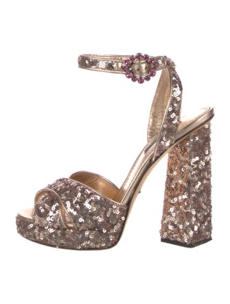 Dolce & Gabbana Sequins Sandals