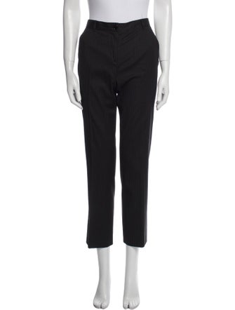 Dolce & Gabbana Virgin Wool Straight Leg Pants