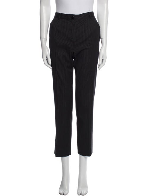 Dolce & Gabbana Virgin Wool Straight Leg Pants