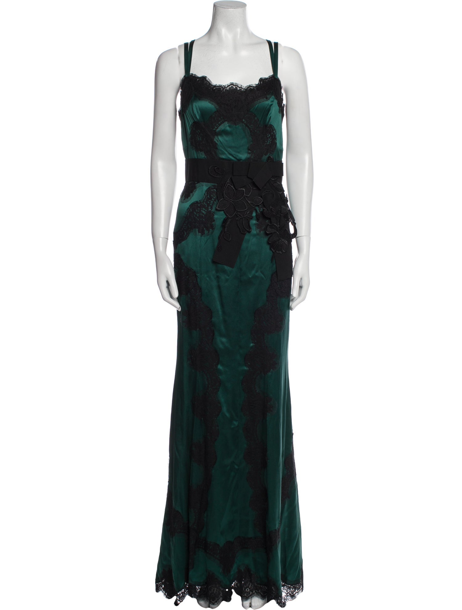 Dolce & Gabbana Silk Long Dress w/ Tags