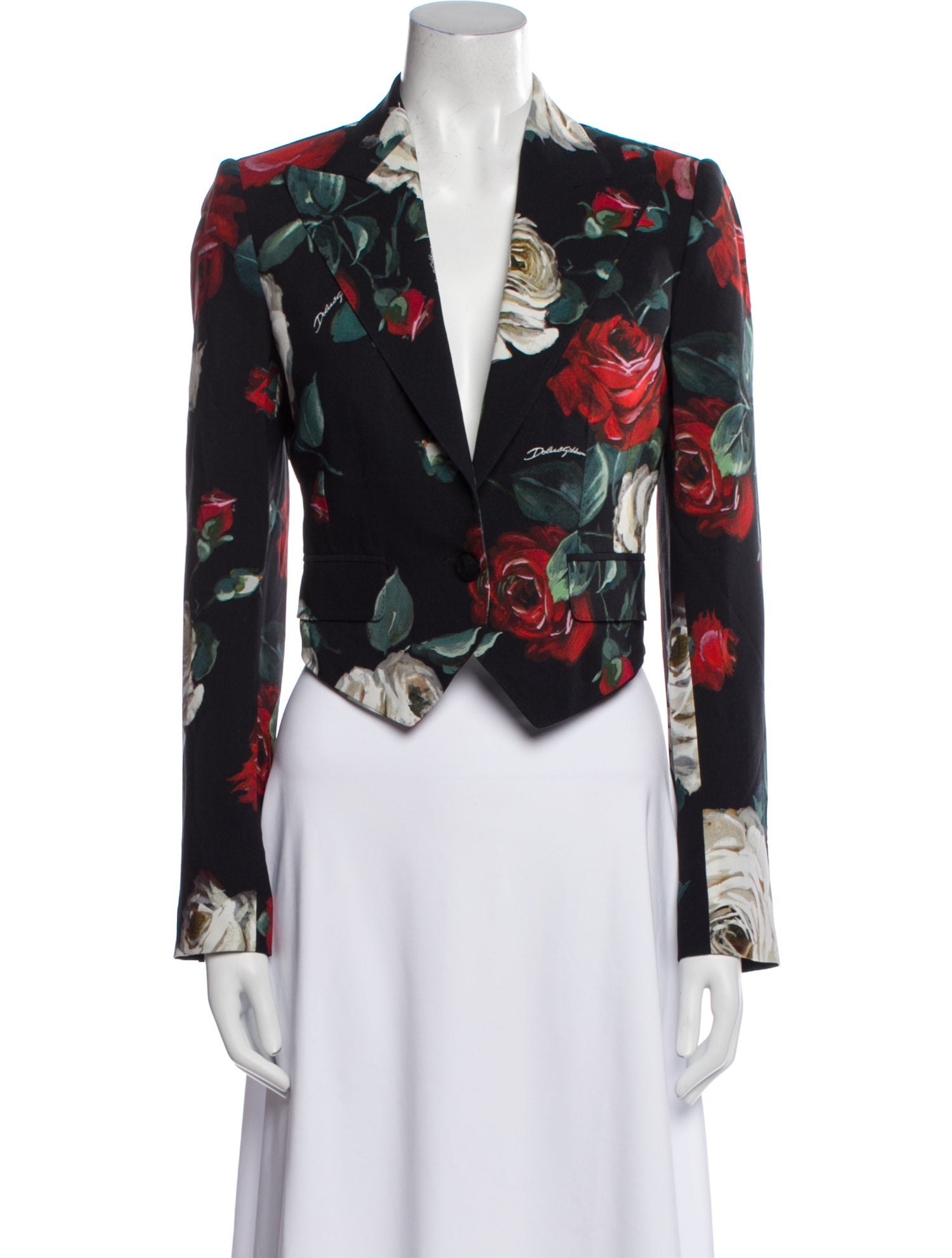 Dolce & Gabbana Floral Print Blazer