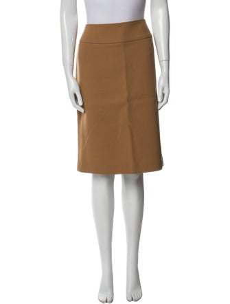 Dolce & Gabbana Virgin Wool Knee-Length Skirt