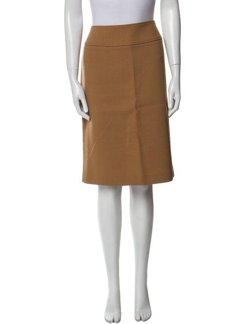 Dolce & Gabbana Virgin Wool Knee-Length Skirt