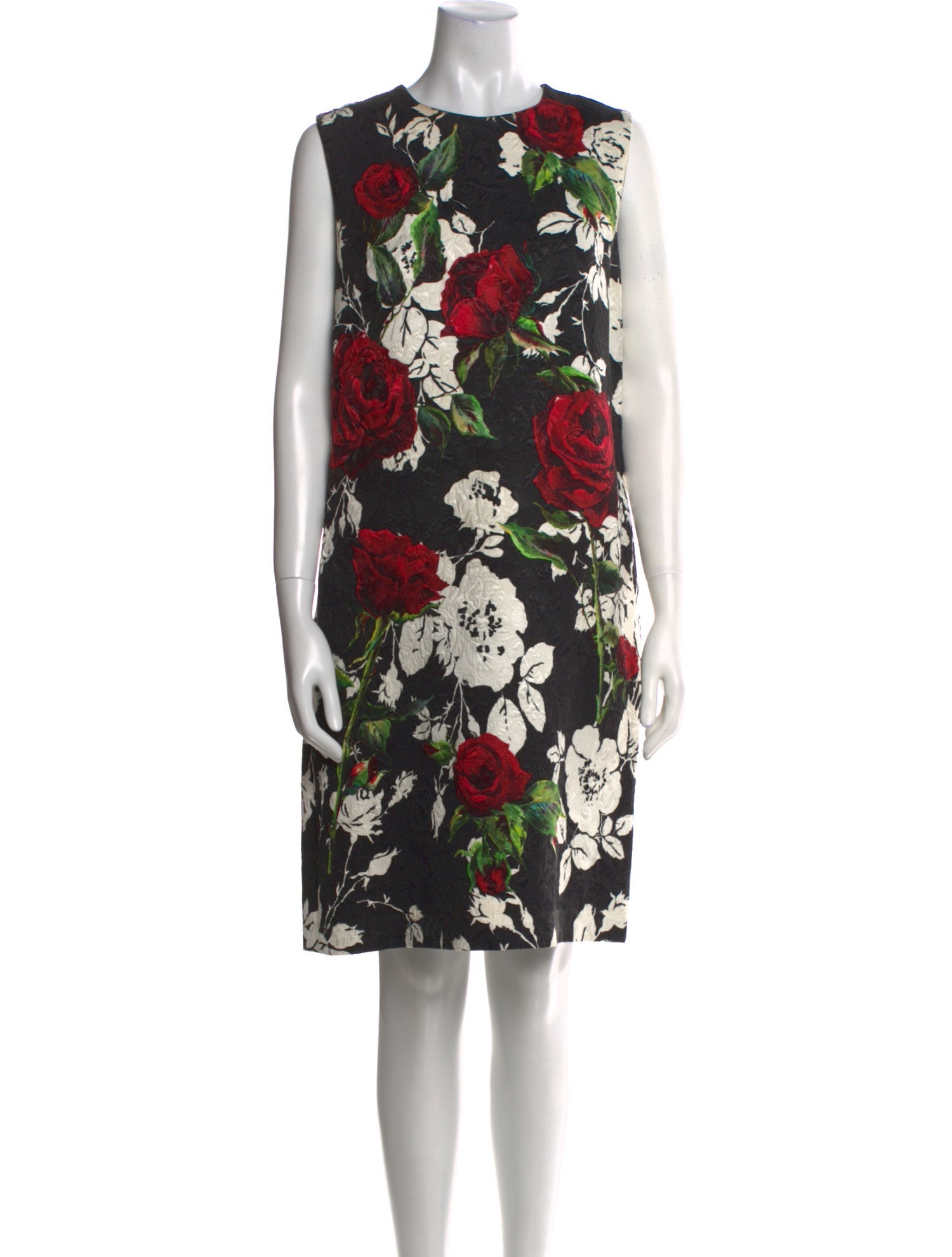 Dolce & Gabbana Floral Print Knee-Length Dress