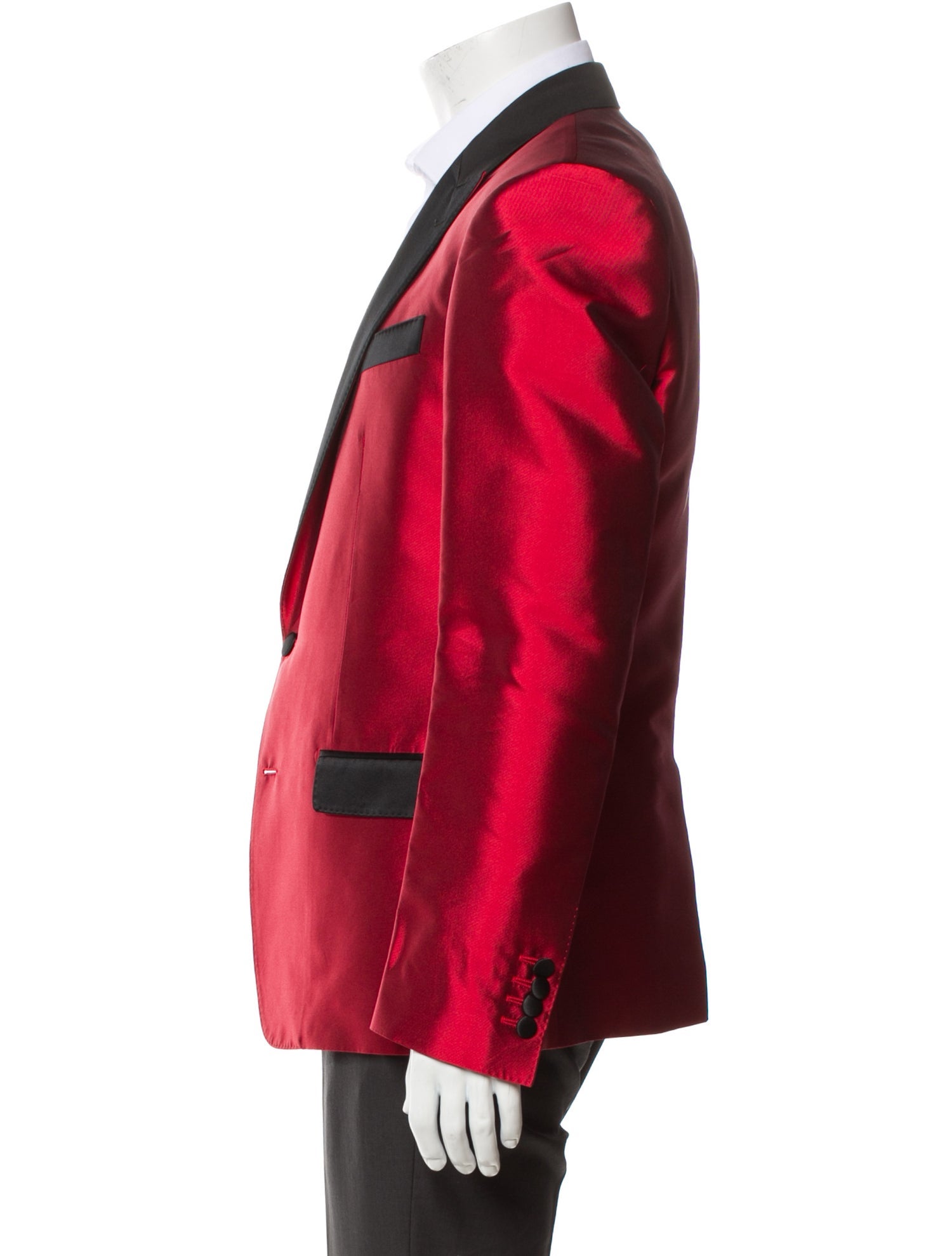 Dolce & Gabbana Silk Colorblock Pattern Blazer