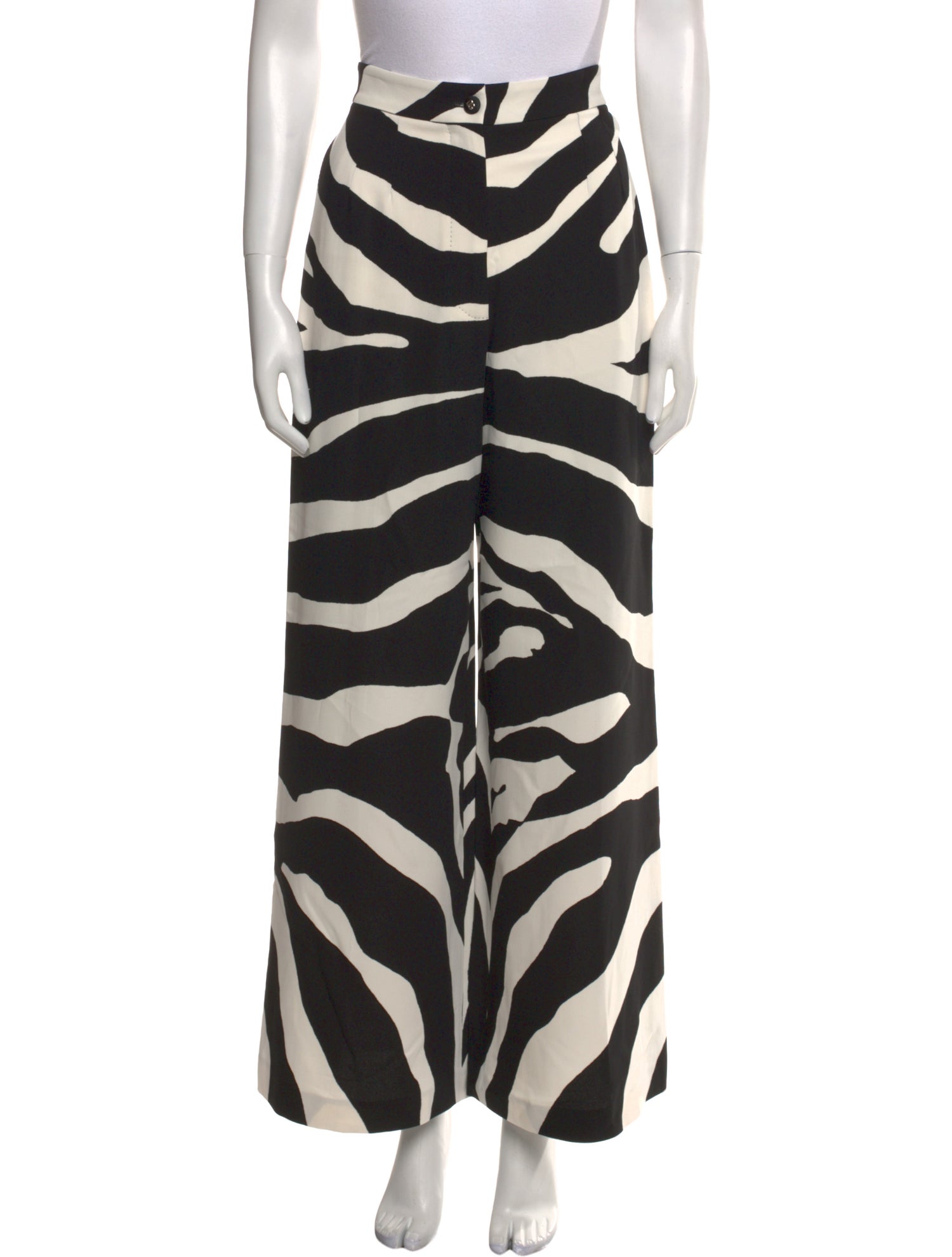 Dolce & Gabbana Striped Wide Leg Pants