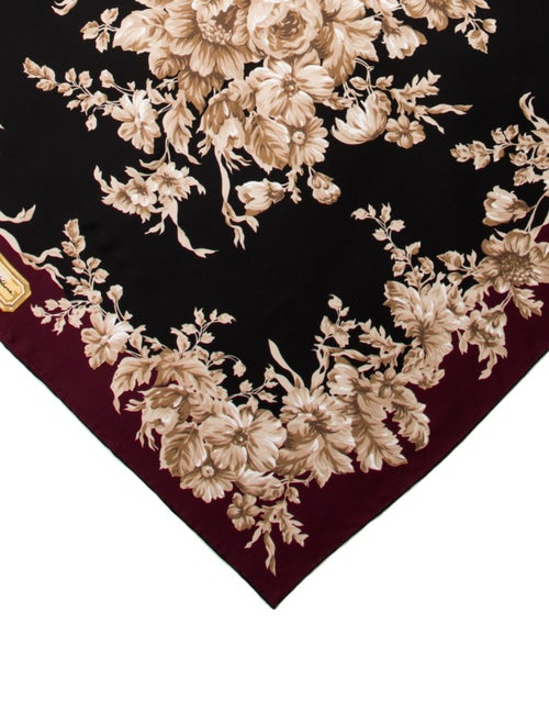 Dolce & Gabbana Silk Floral Print Scarf