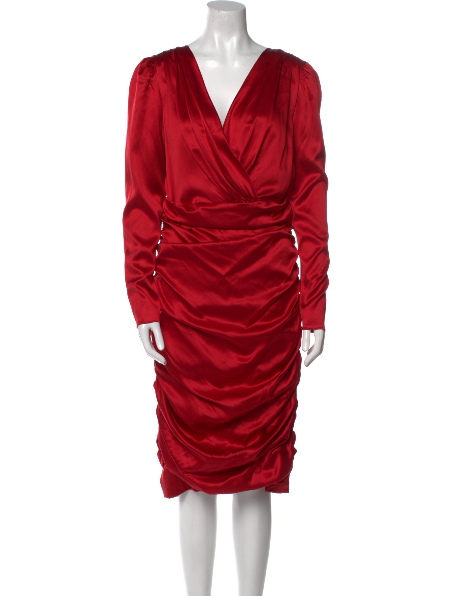 Dolce & Gabbana Silk Midi Length Dress