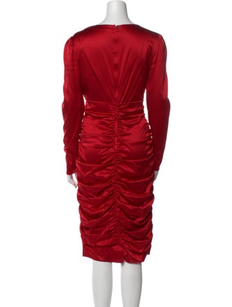 Dolce & Gabbana Silk Midi Length Dress