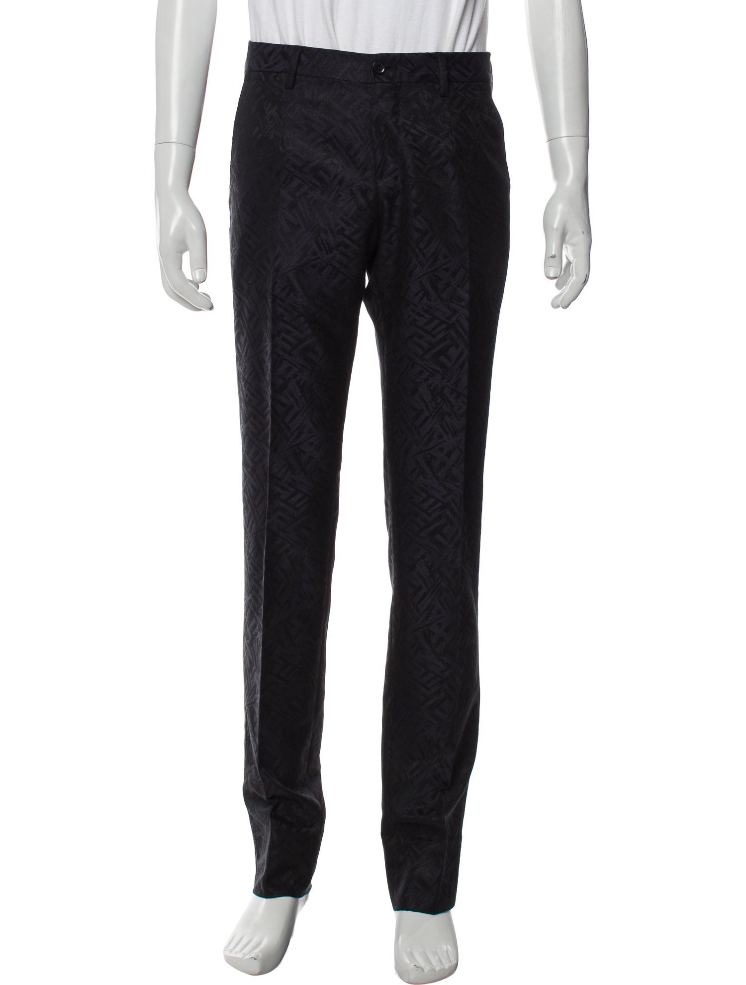 Dolce & Gabbana Virgin Wool Dress Pants