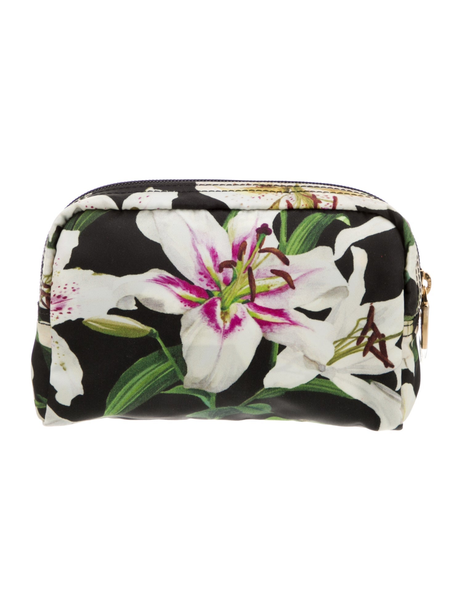 Dolce & Gabbana Nylon Pattern Print Cosmetic Bag