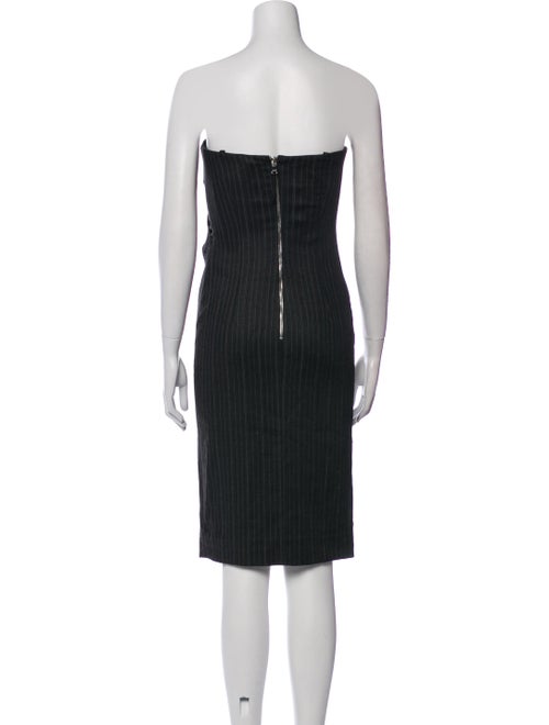 Dolce & Gabbana Strapless Midi Length Dress