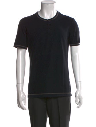 Dolce & Gabbana Crew Neck Short Sleeve Henley