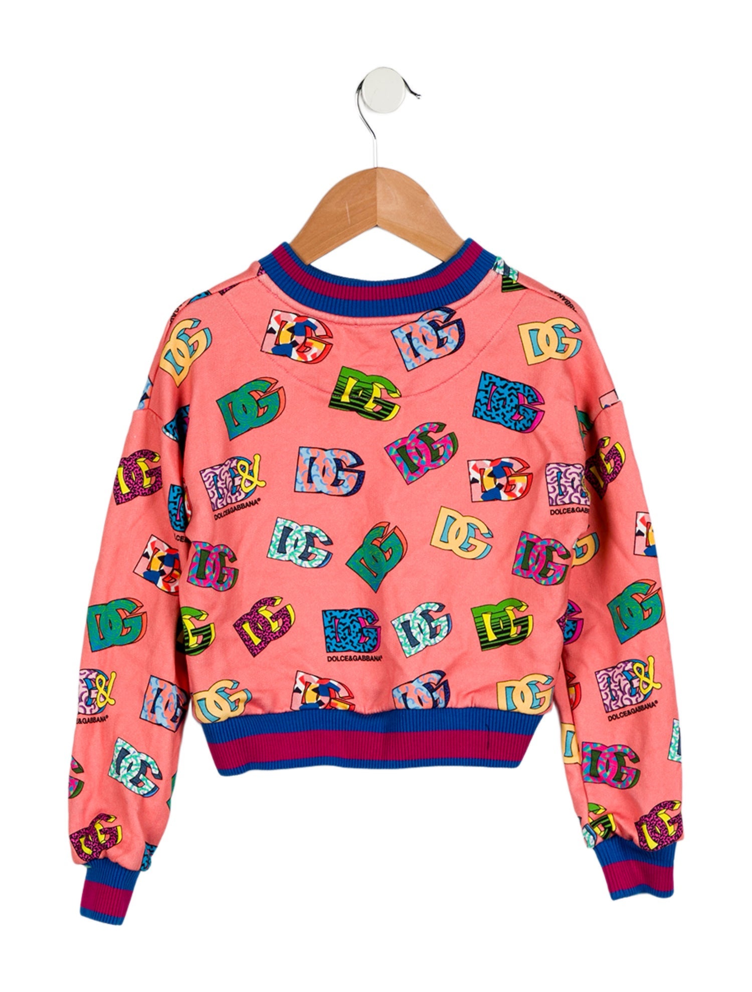 Dolce & Gabbana Girls' Long Sleeve Sweatshirt