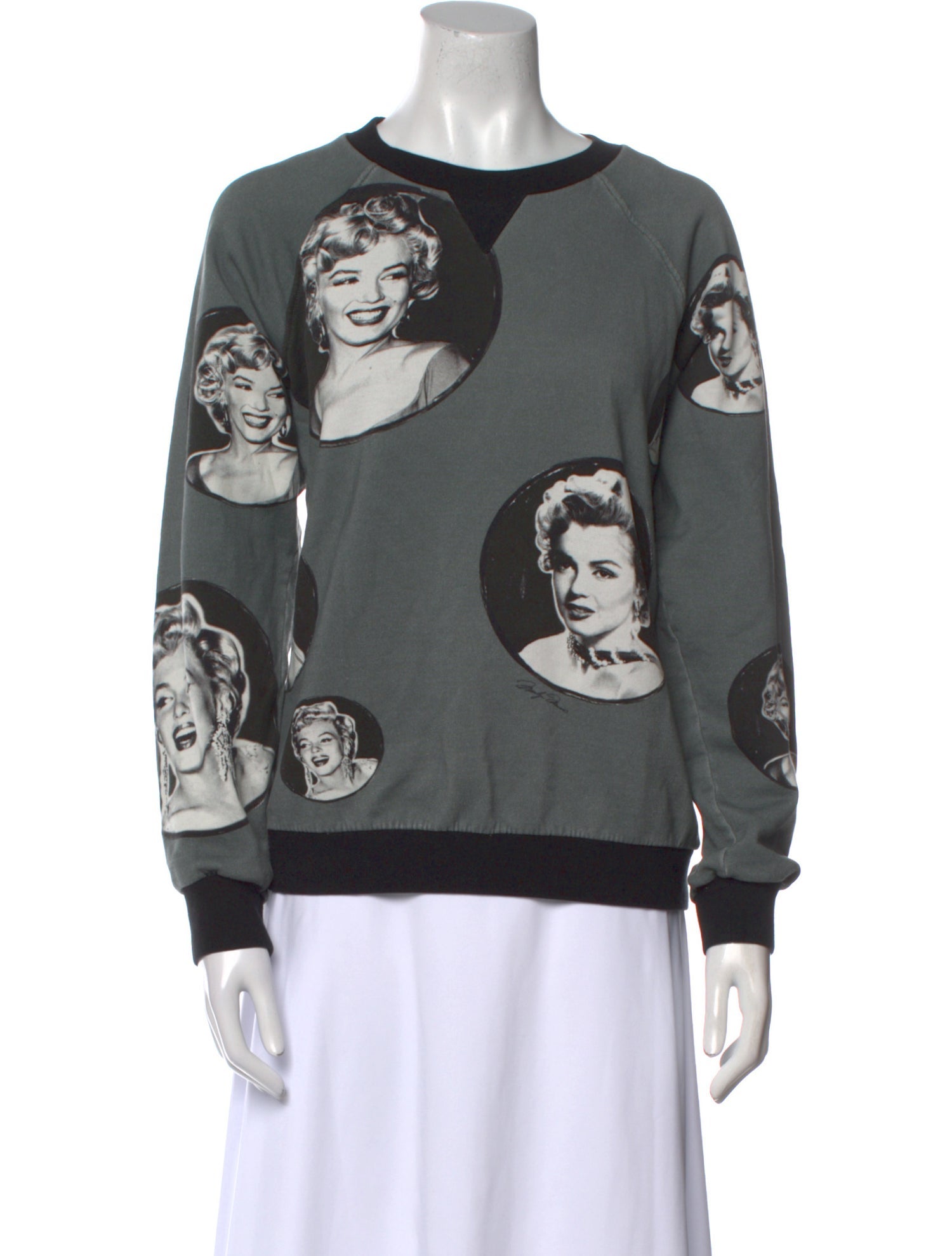 Dolce & Gabbana Graphic Print Crew Neck Sweatshirt