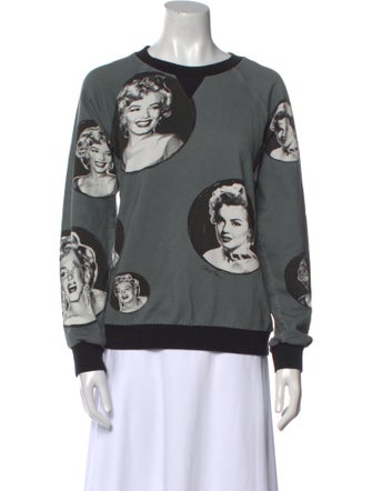 Dolce & Gabbana Graphic Print Crew Neck Sweatshirt