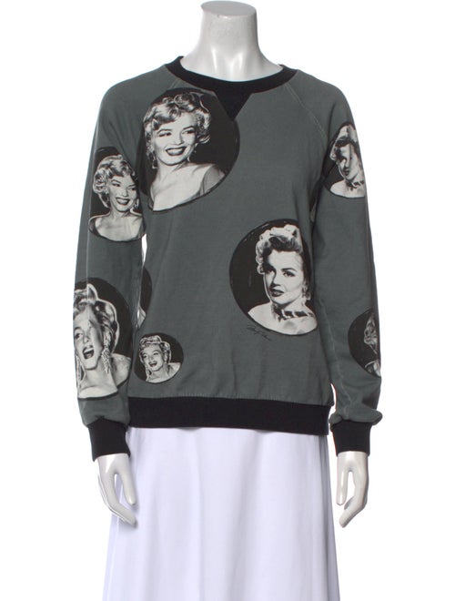Dolce & Gabbana Graphic Print Crew Neck Sweatshirt
