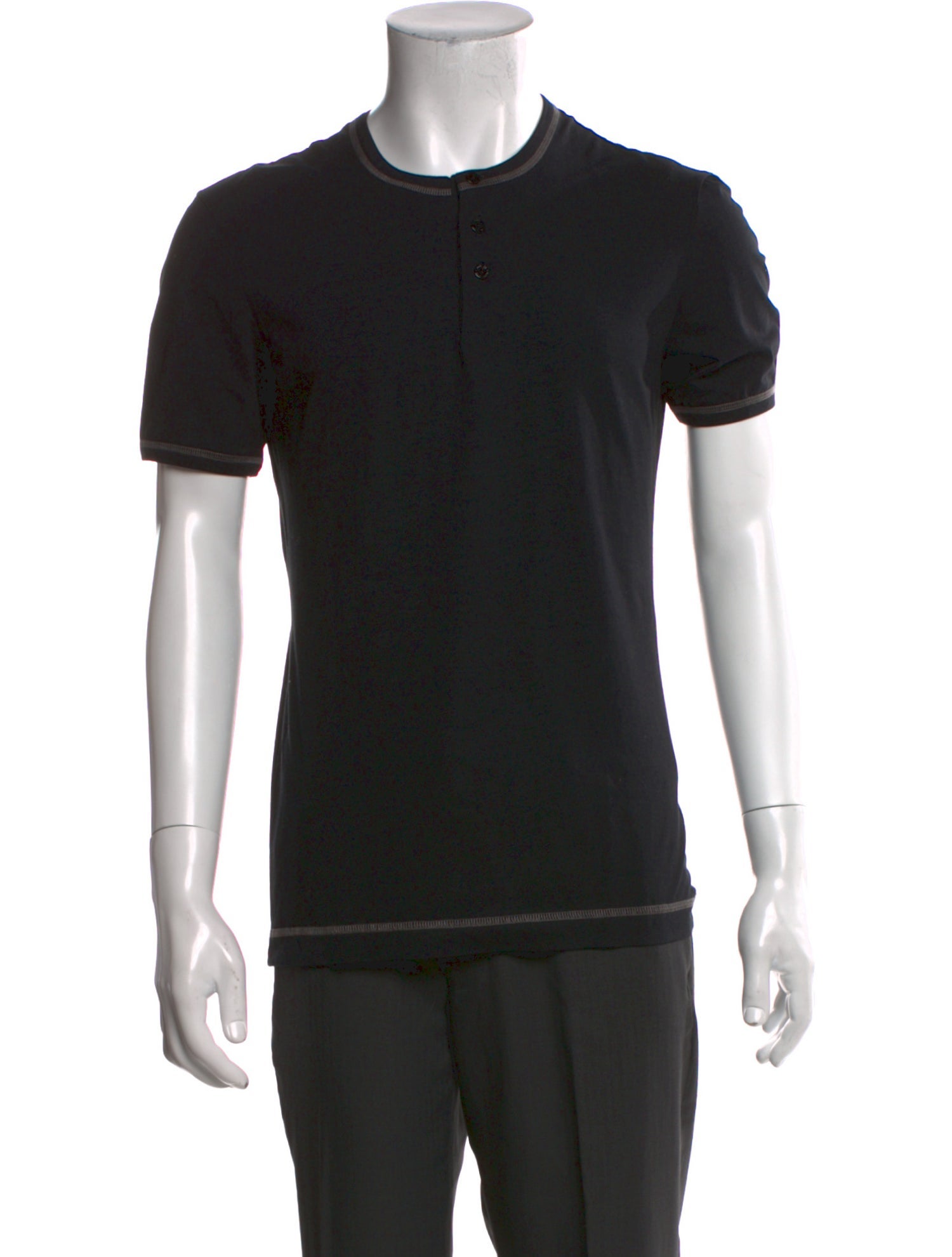 Dolce & Gabbana Crew Neck Short Sleeve Henley