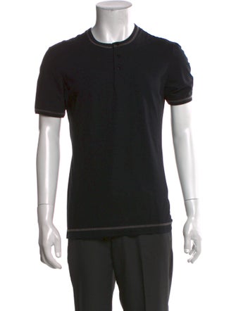 Dolce & Gabbana Crew Neck Short Sleeve Henley