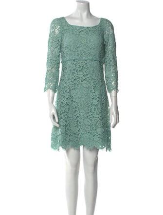Dolce & Gabbana Lace Pattern Mini Dress