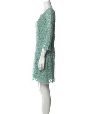 Dolce & Gabbana Lace Pattern Mini Dress