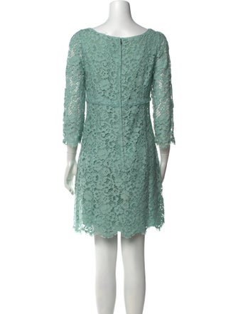 Dolce & Gabbana Lace Pattern Mini Dress