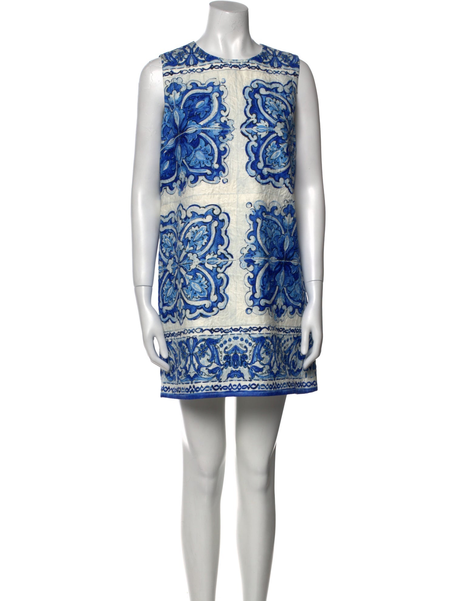 Dolce & Gabbana Printed Mini Dress w/ Tags