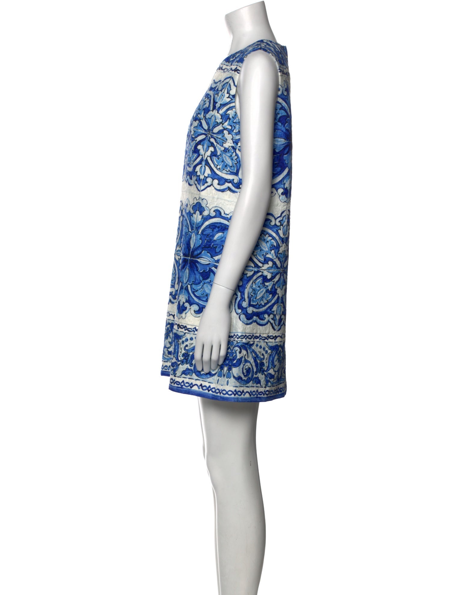 Dolce & Gabbana Printed Mini Dress w/ Tags