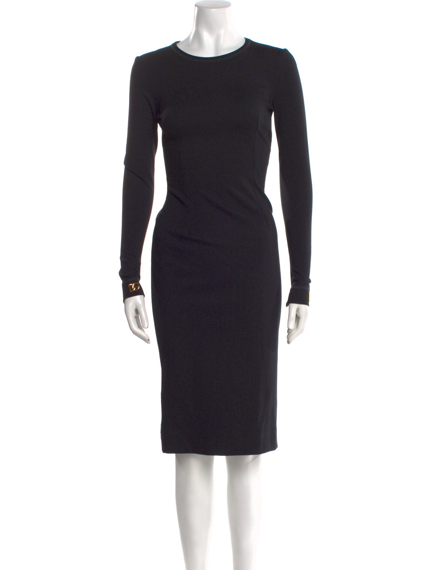 Dolce & Gabbana Crew Neck Knee-Length Dress
