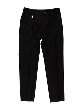 Dolce & Gabbana Virgin Wool Straight Leg Pants