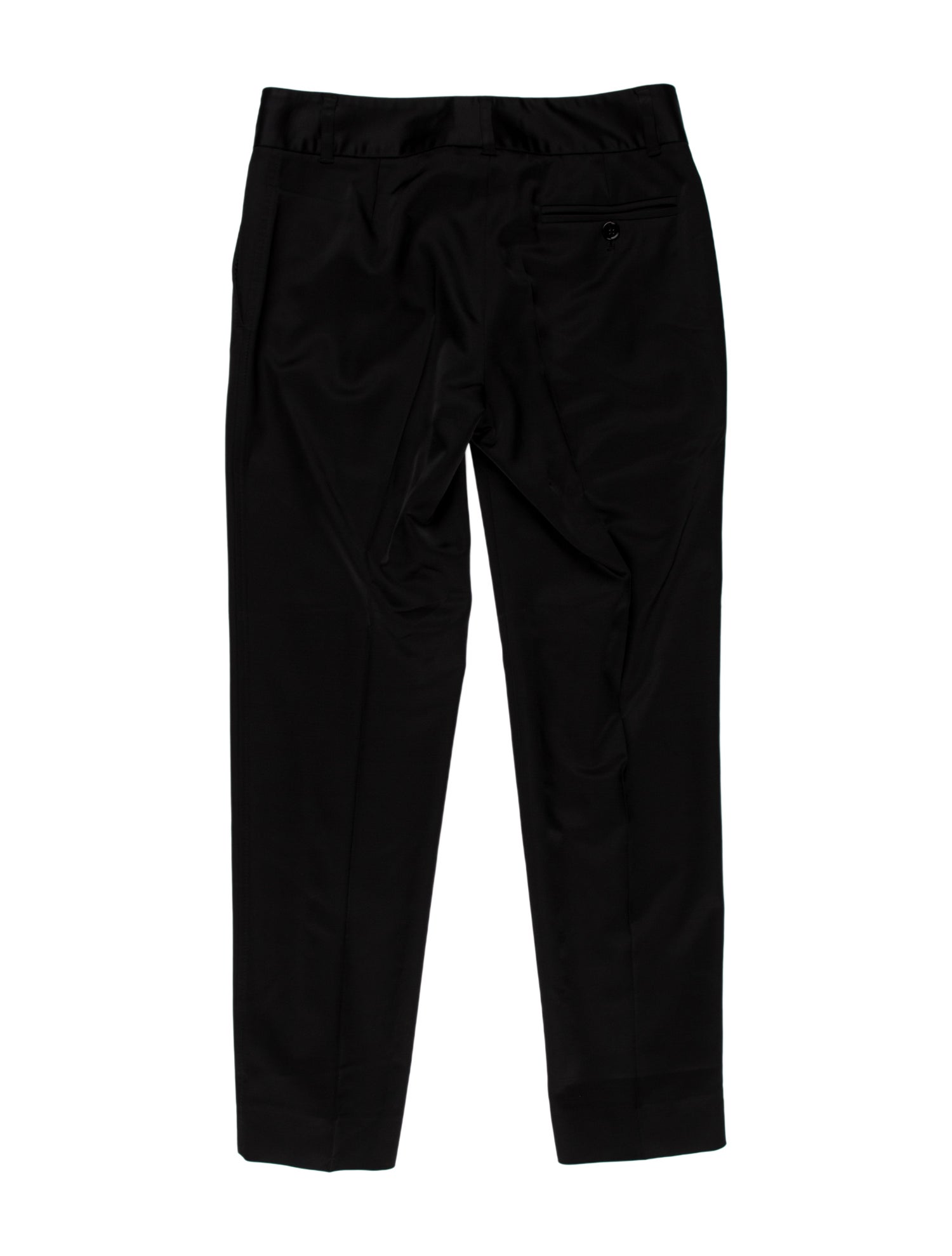 Dolce & Gabbana Virgin Wool Straight Leg Pants
