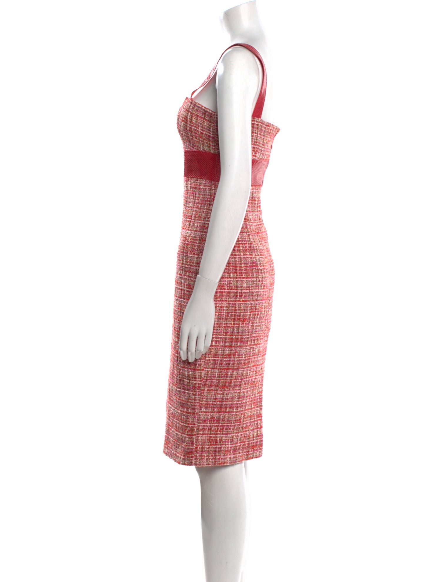 Dolce & Gabbana Plaid Print Knee-Length Dress