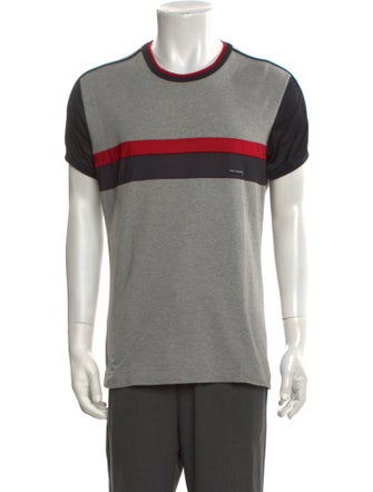 Dolce & Gabbana Colorblock Pattern Crew Neck T-Shirt