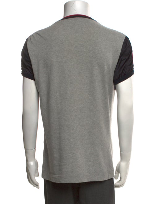 Dolce & Gabbana Colorblock Pattern Crew Neck T-Shirt