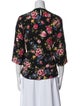 Dolce & Gabbana Silk Floral Print Blouse