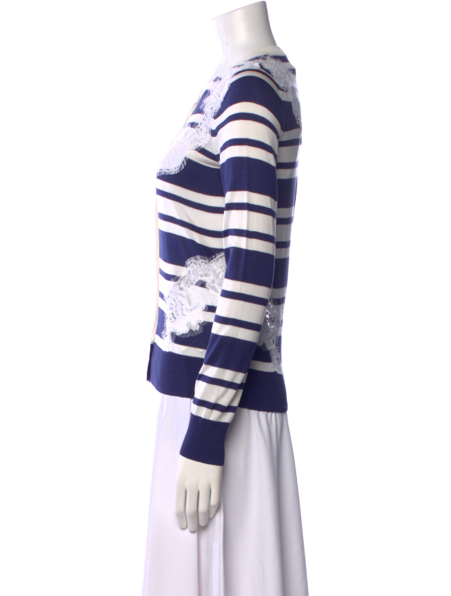 Dolce & Gabbana Silk Striped Sweater