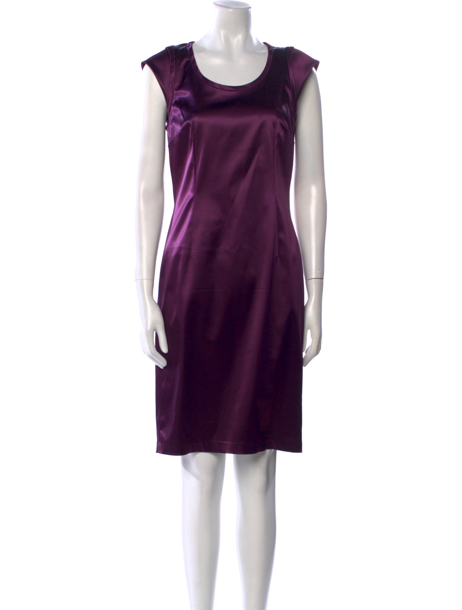 Dolce & Gabbana Satin Knee-Length Dress