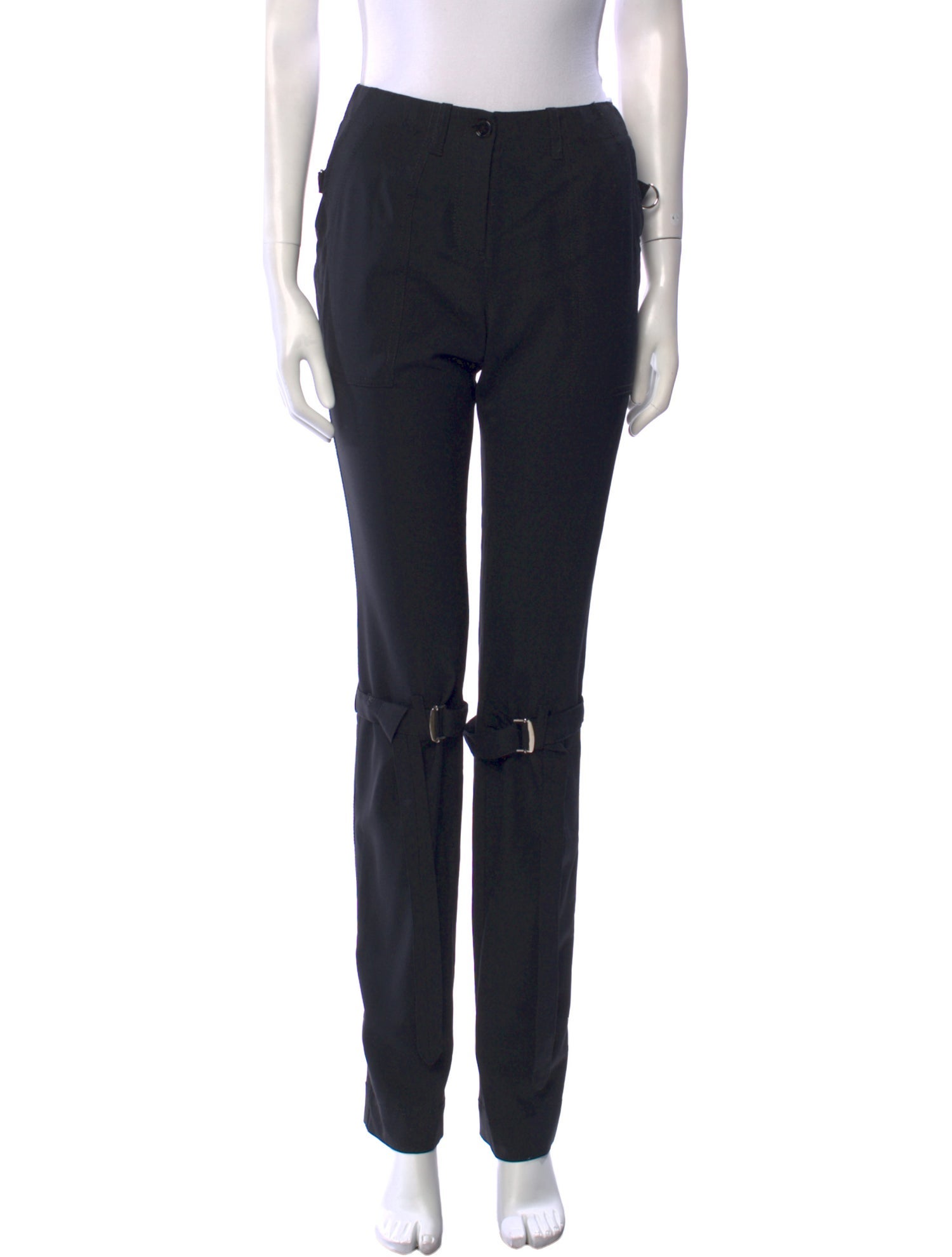 Dolce & Gabbana Virgin Wool Straight Leg Pants